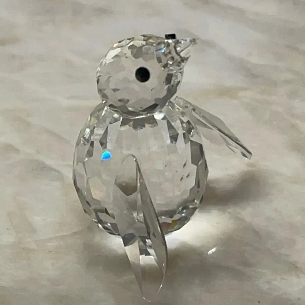 Swarovski crystal penguin figurine